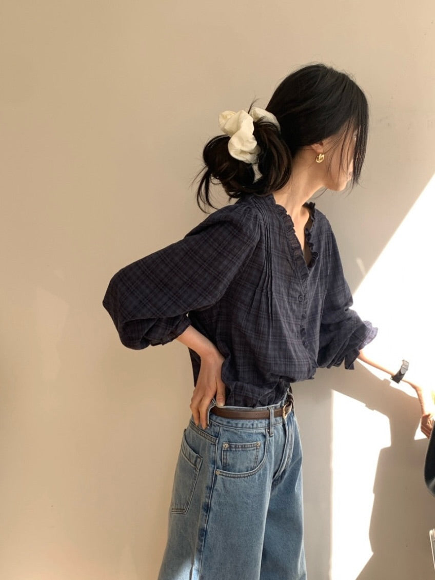 tulia frill blouse (pre-order)