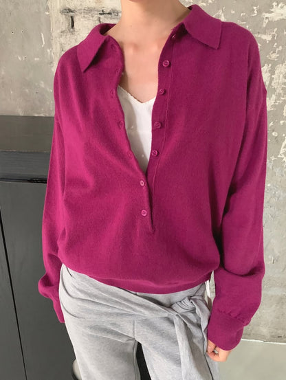 benette button knit (pre-order)