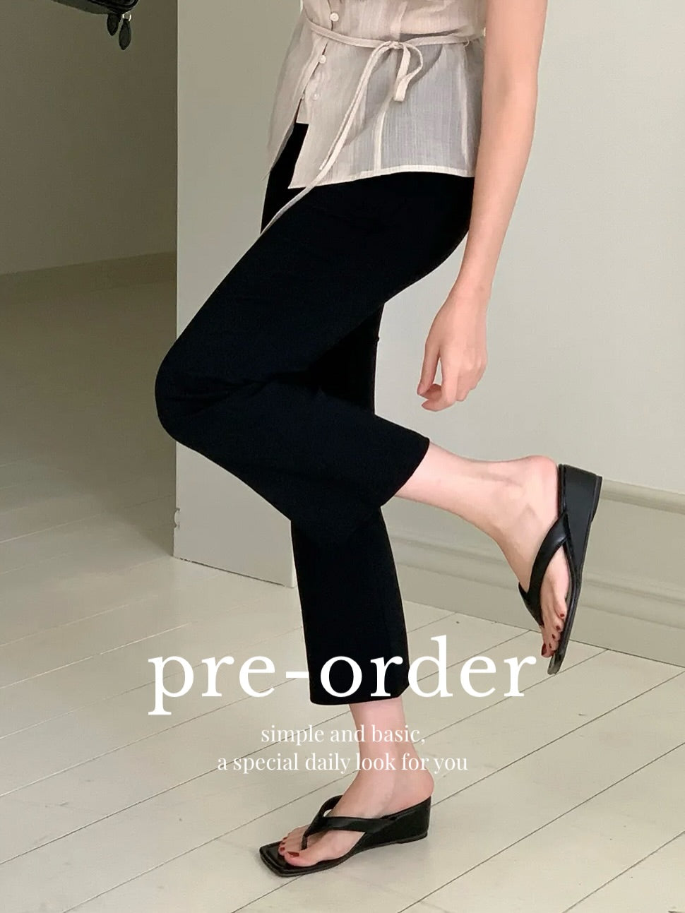 issel capri banding pants (pre-order)