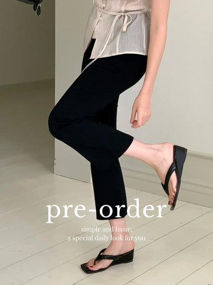issel capri banding pants (pre-order)