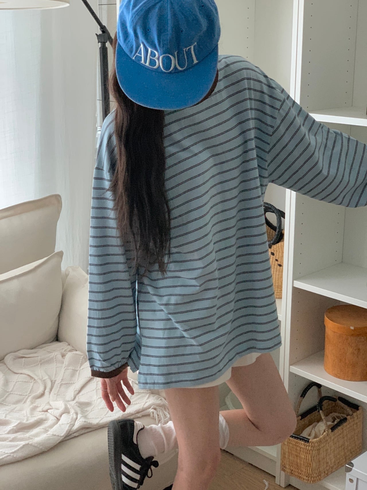 cloud striped tee (pre-order)