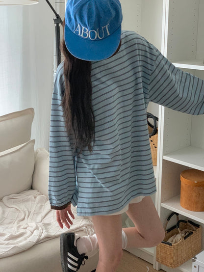 cloud striped tee (pre-order)