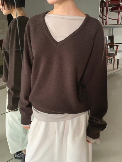 reina v-neck knit (pre-order)