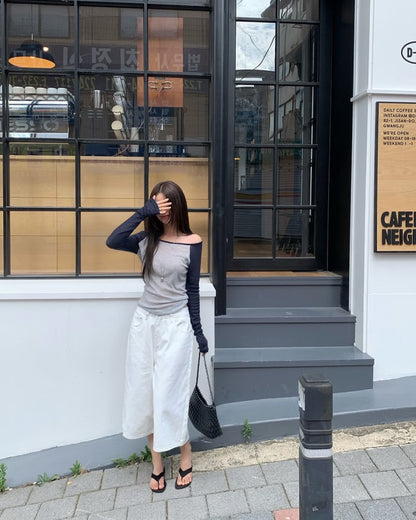 bermuda cotton wide pants (pre-order)