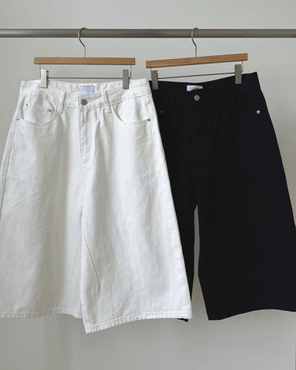 bermuda cotton wide pants (pre-order)