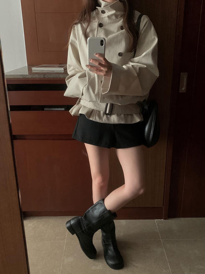 crema belt jacket (pre-order)