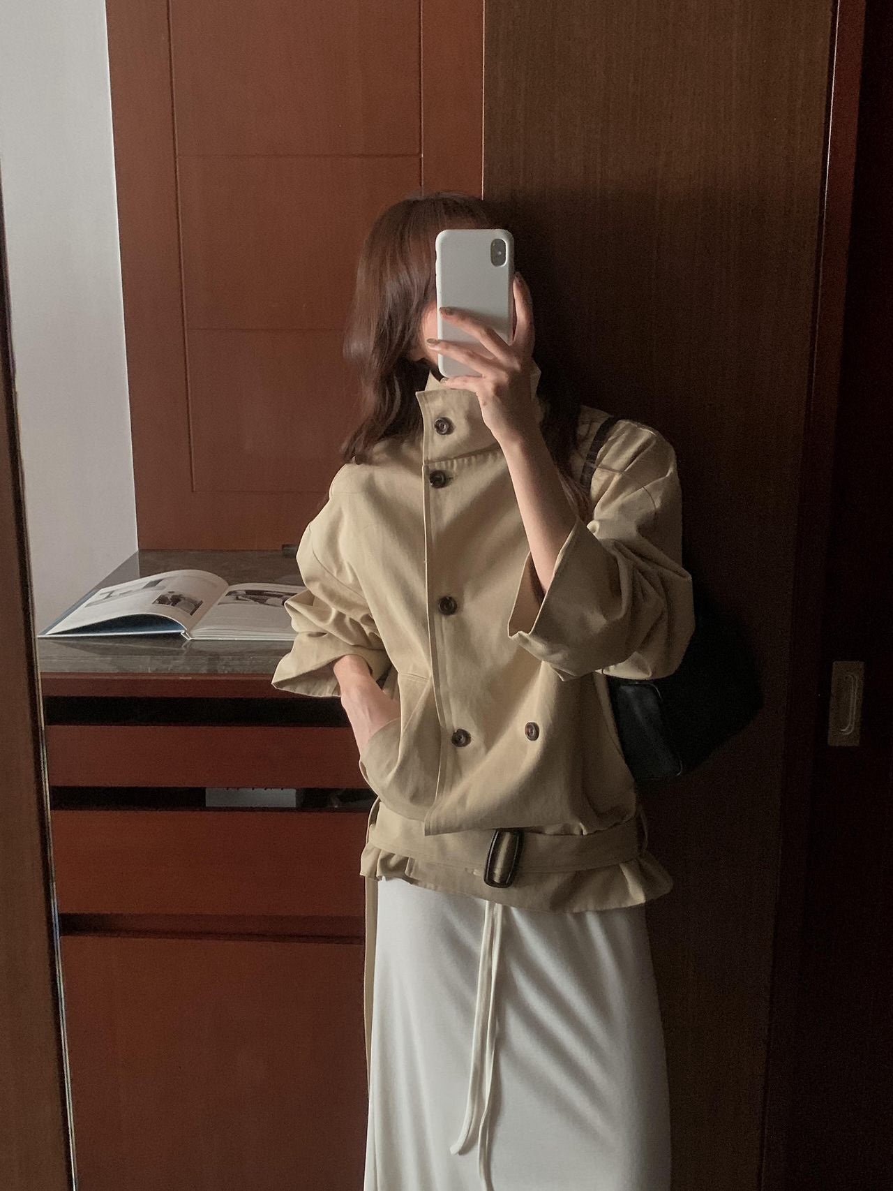 crema belt jacket (pre-order)