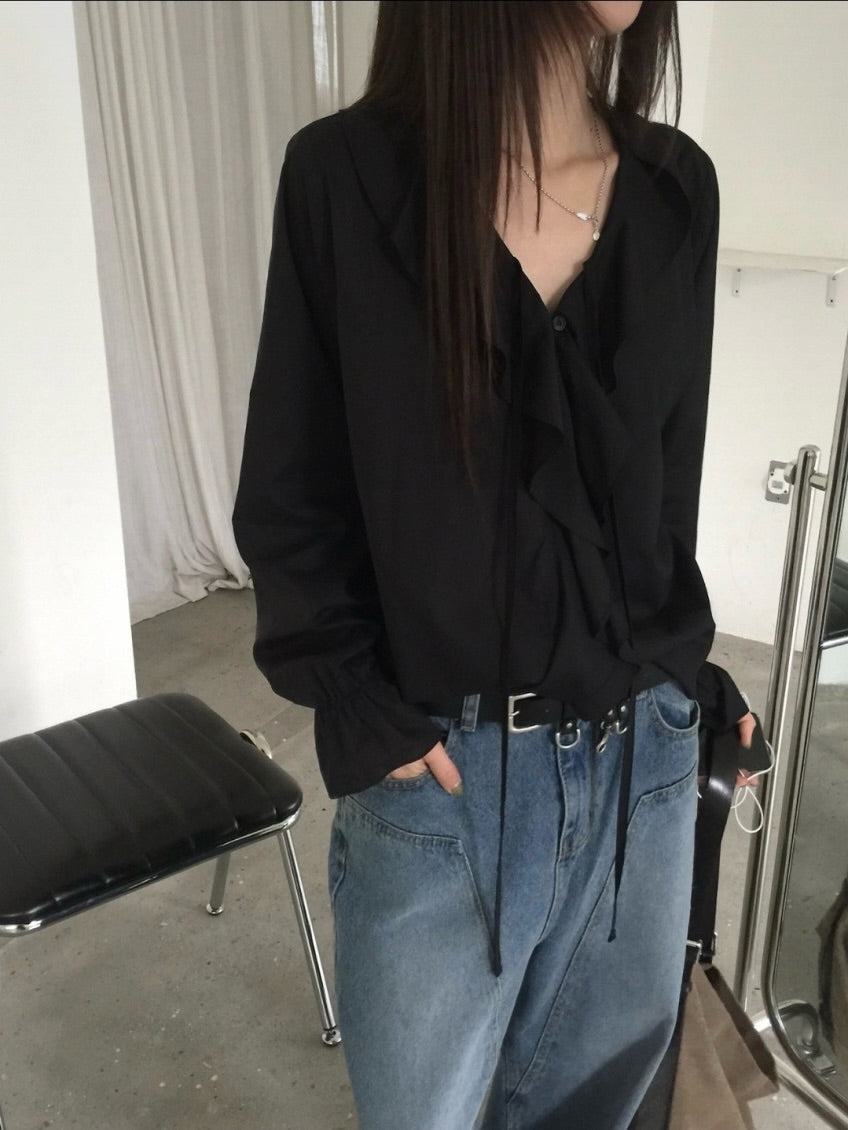 zelda frill blouse (pre-order)