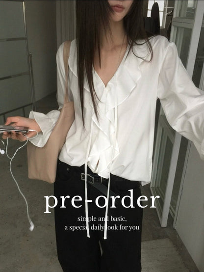 zelda frill blouse (pre-order)