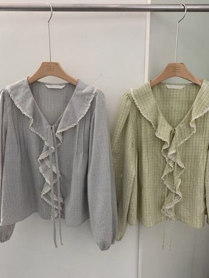 dain frill blouse (pre-order)