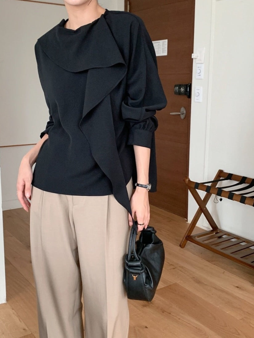 yooni scarf blouse (pre-order)
