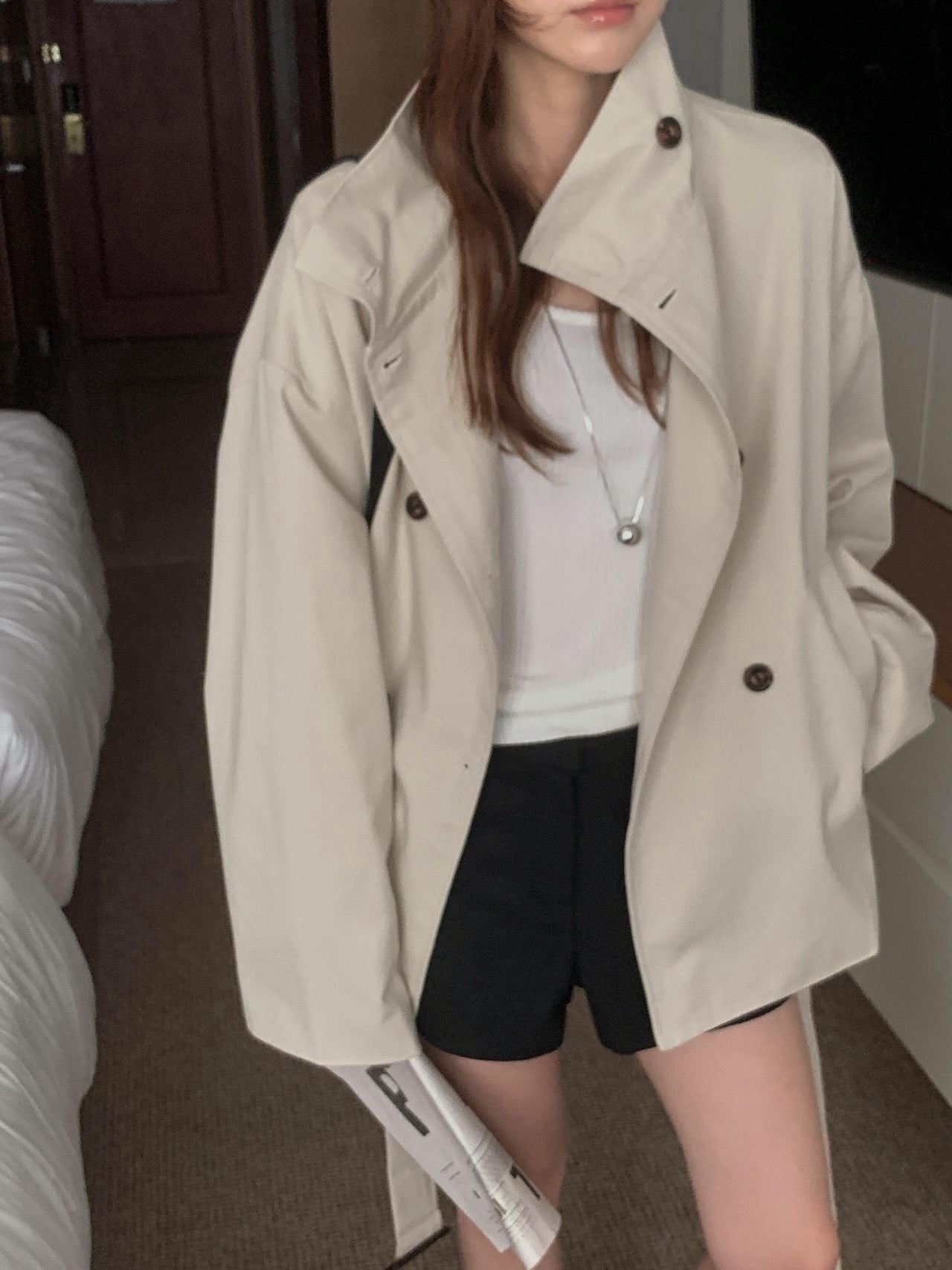 crema belt jacket (pre-order)