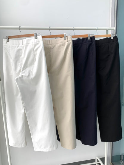 nora barrel cotton slacks (pre-order)