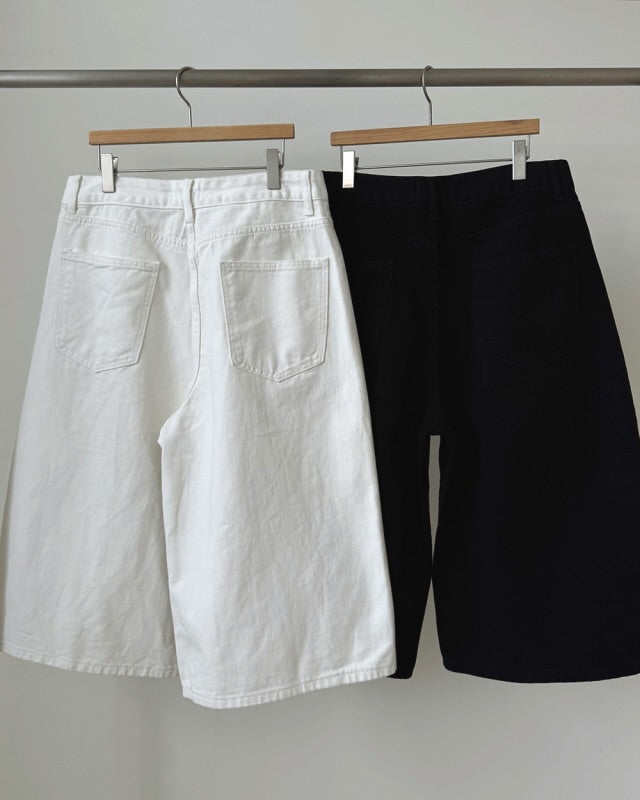 bermuda cotton wide pants (pre-order)