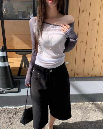 bermuda cotton wide pants (pre-order)