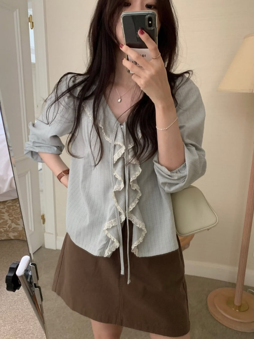 dain frill blouse (pre-order)