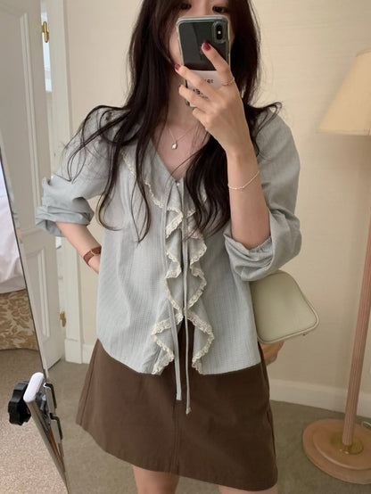 dain frill blouse (pre-order)