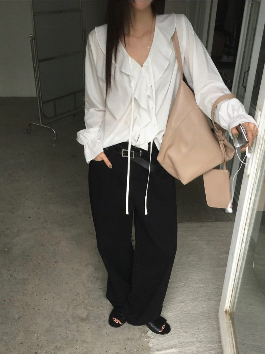 zelda frill blouse (pre-order)