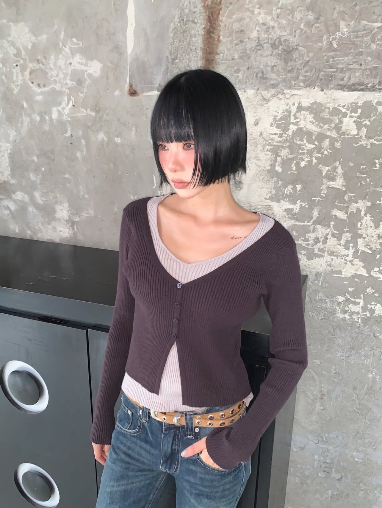 layered warmer cardigan (pre-order)
