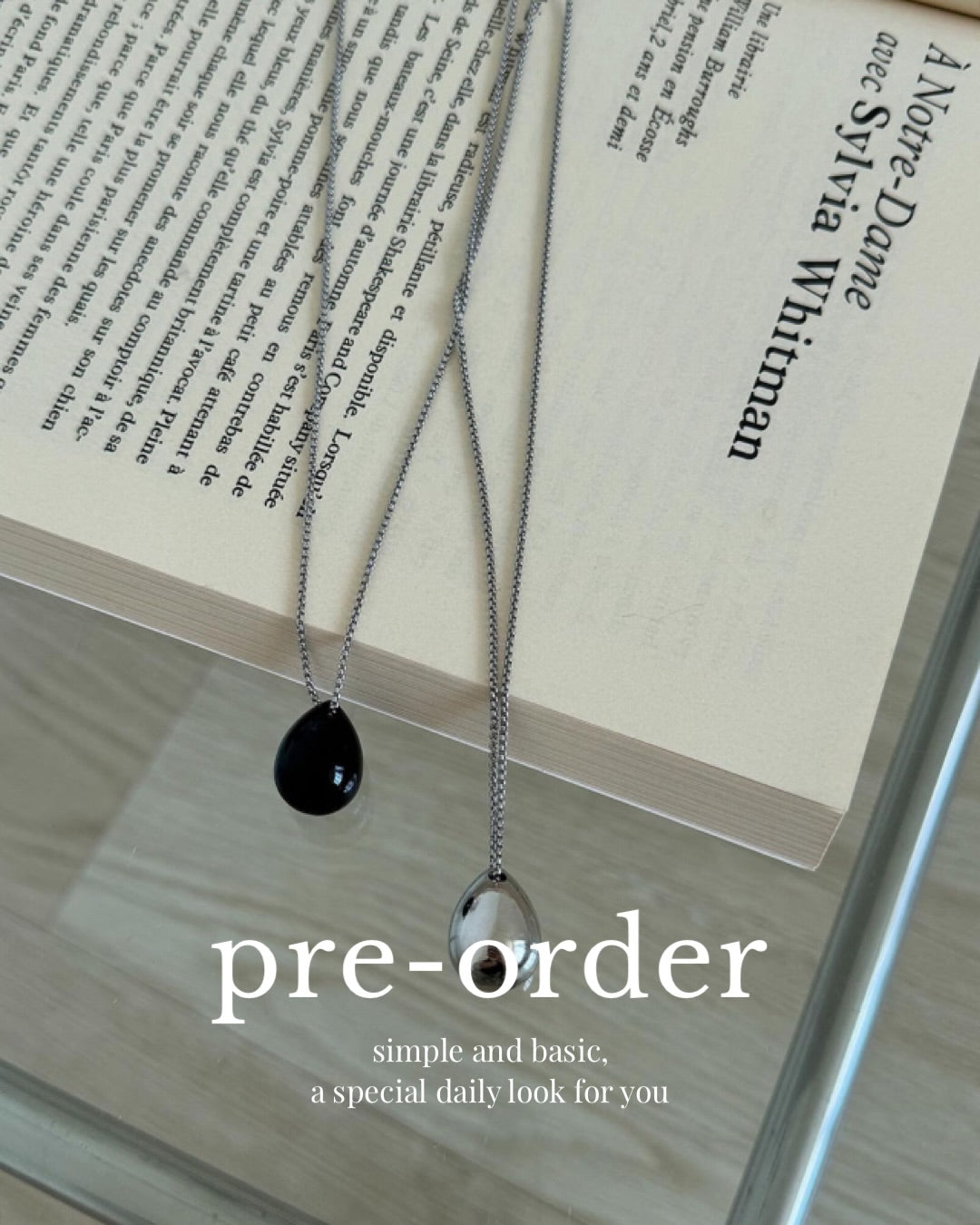 ora drop necklace (pre-order)