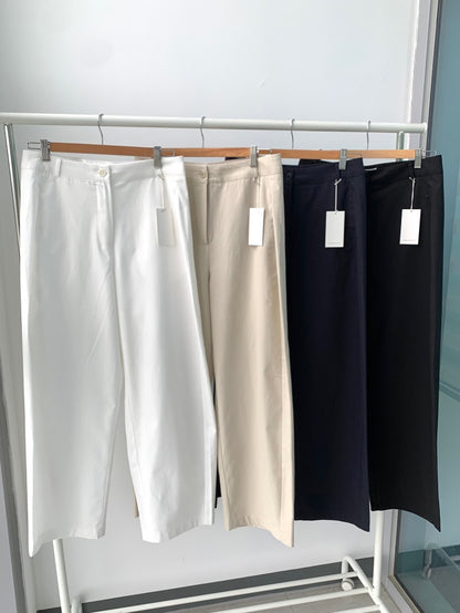 nora barrel cotton slacks (pre-order)