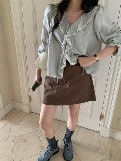 dain frill blouse (pre-order)