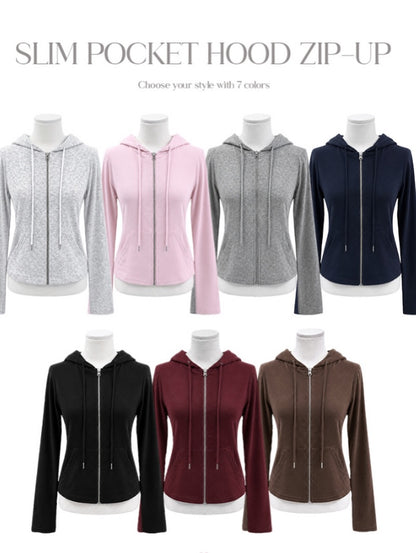 pinter slim hood zip-up (pre-order)