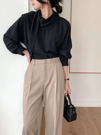 yooni scarf blouse (pre-order)