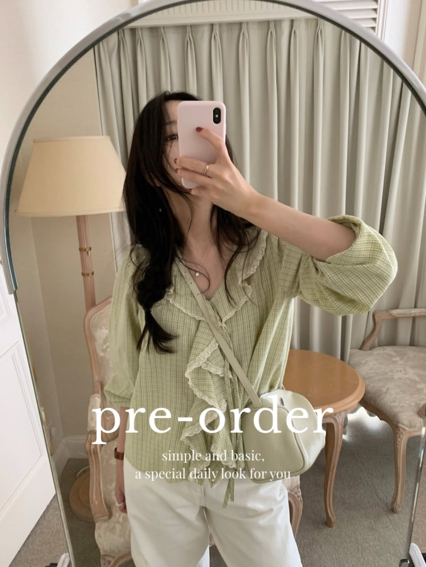 dain frill blouse (pre-order)