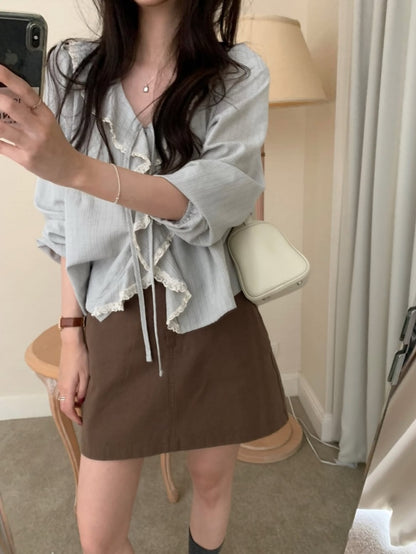 dain frill blouse (pre-order)
