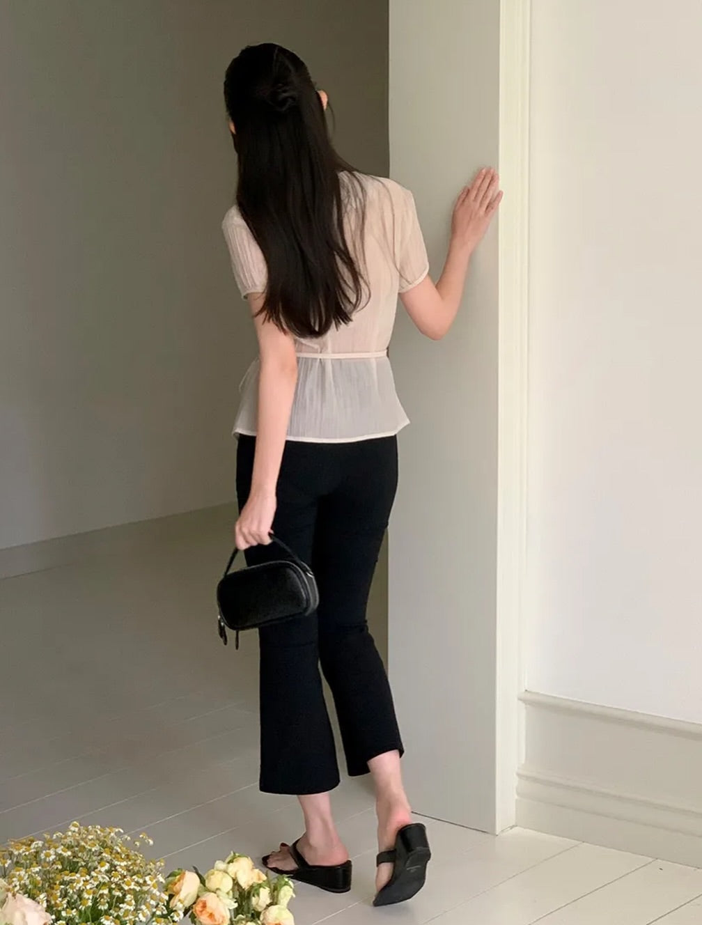 issel capri banding pants (sold+150)