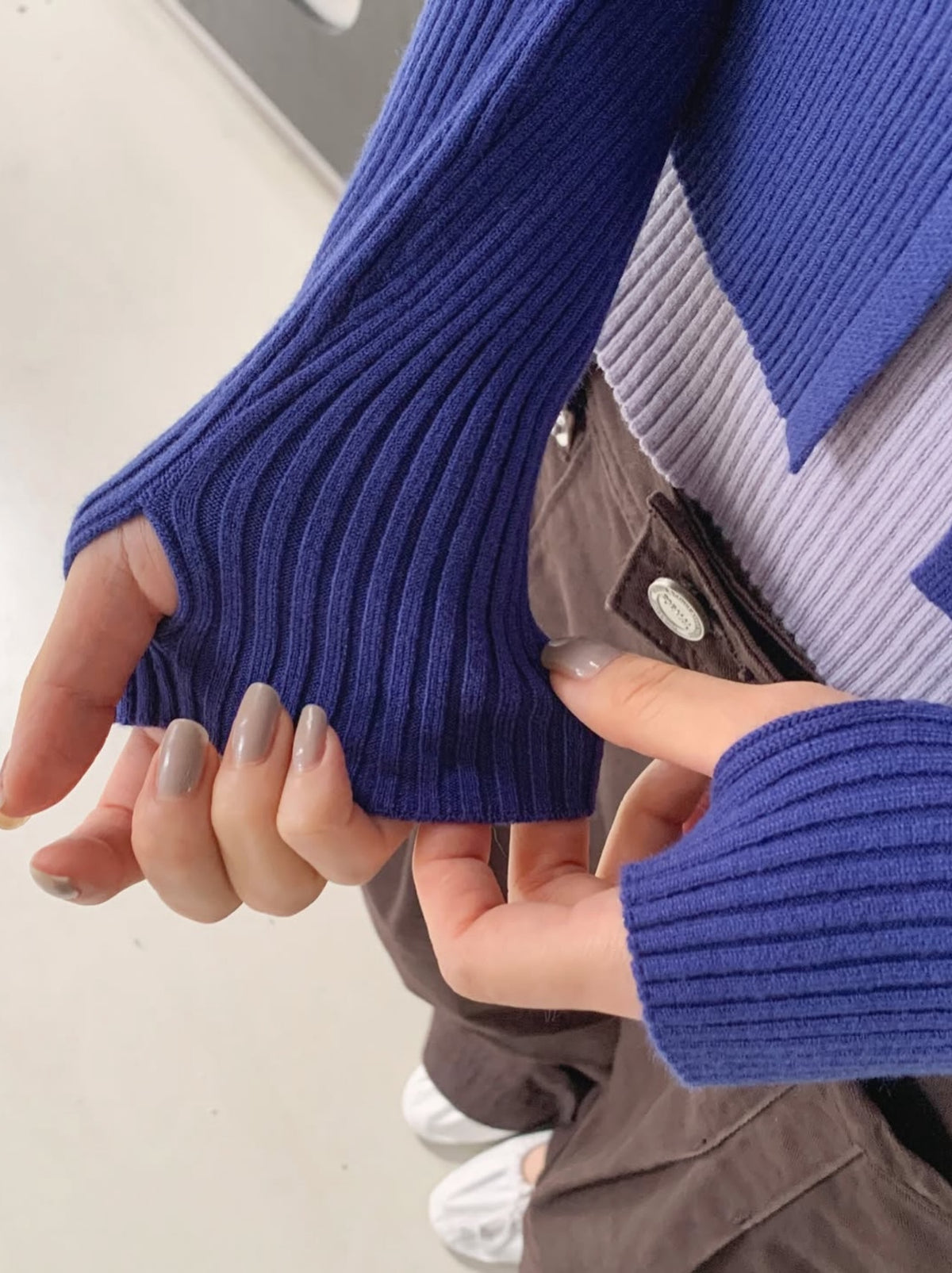 layered warmer cardigan