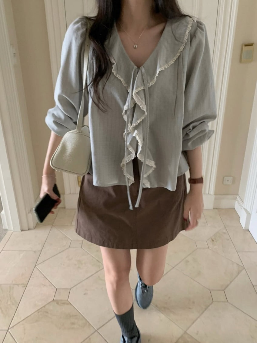 dain frill blouse (pre-order)