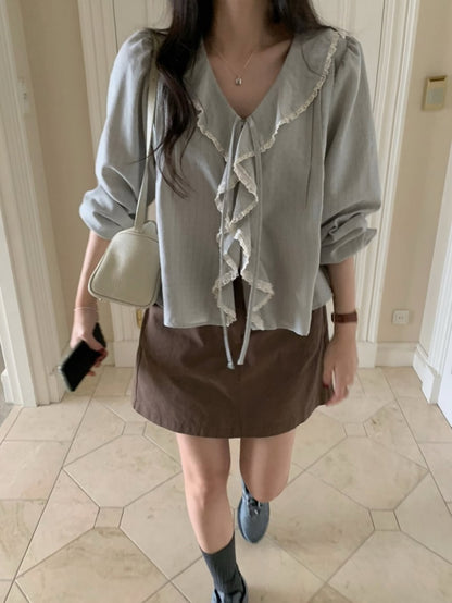 dain frill blouse (pre-order)