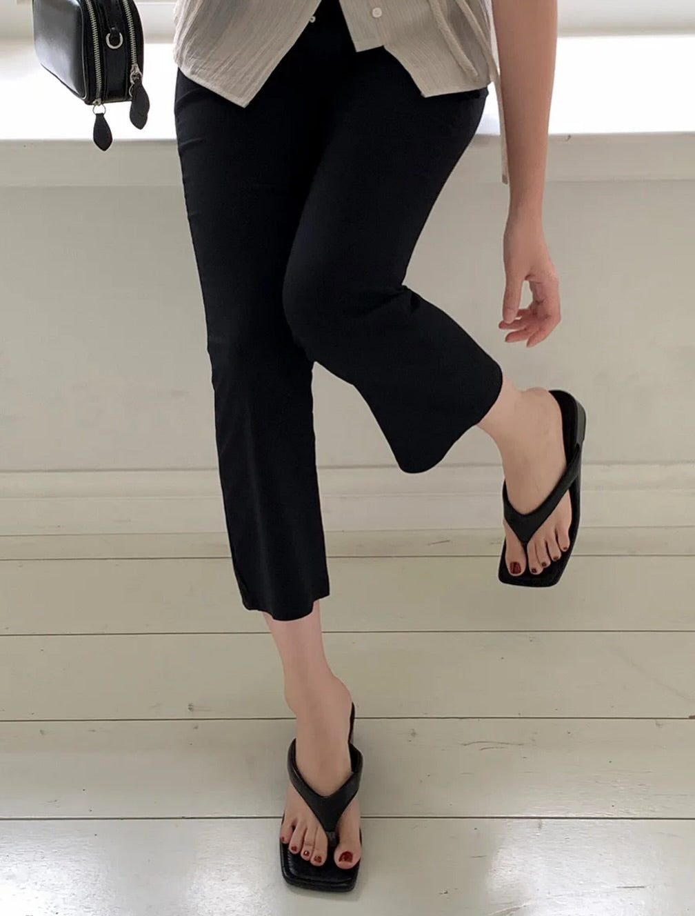 issel capri banding pants (sold+150)