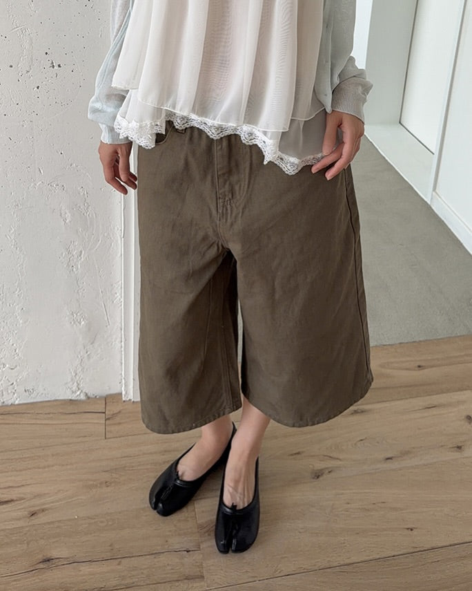 bermuda cotton pants (pre-order)