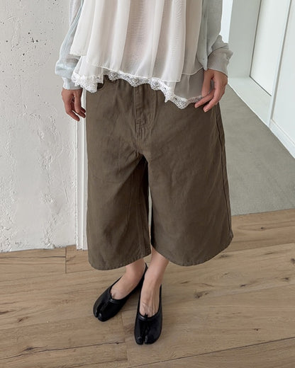 bermuda cotton pants (pre-order)
