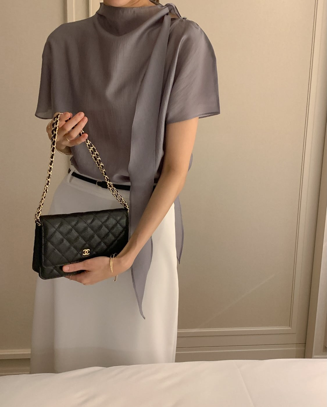 laura tie blouse (pre-order)