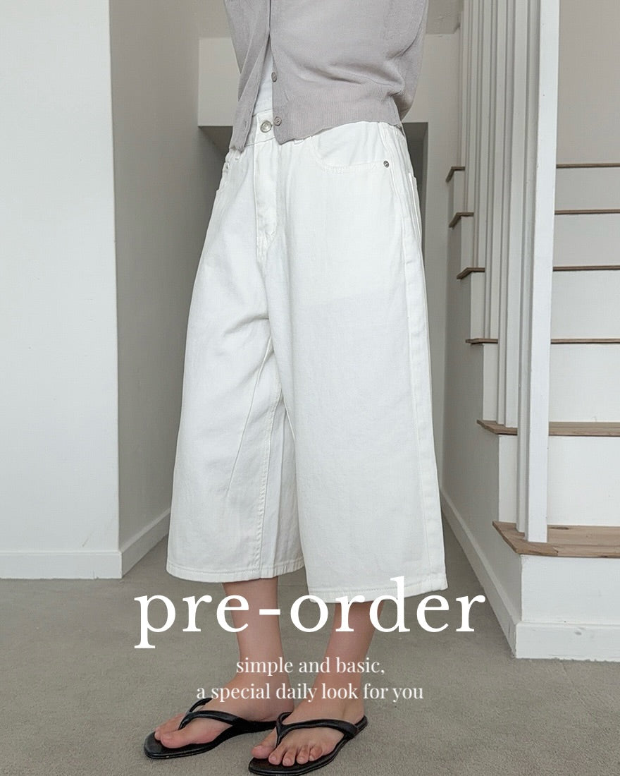 bermuda cotton pants (pre-order)