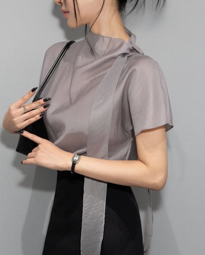 laura tie blouse (pre-order)