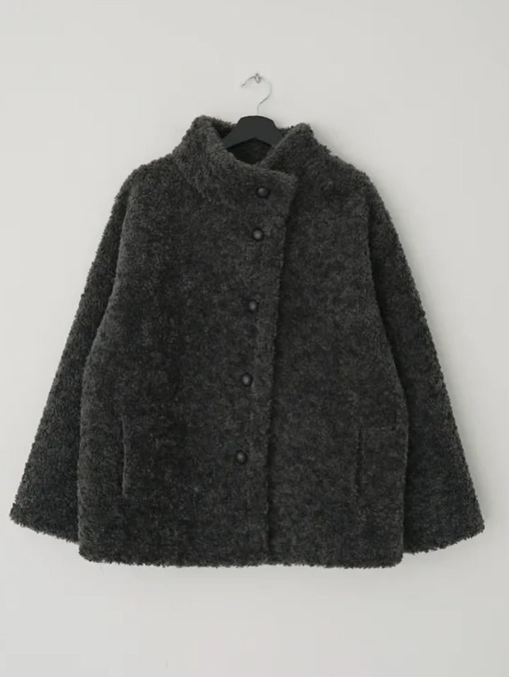 pile boucle half jacket