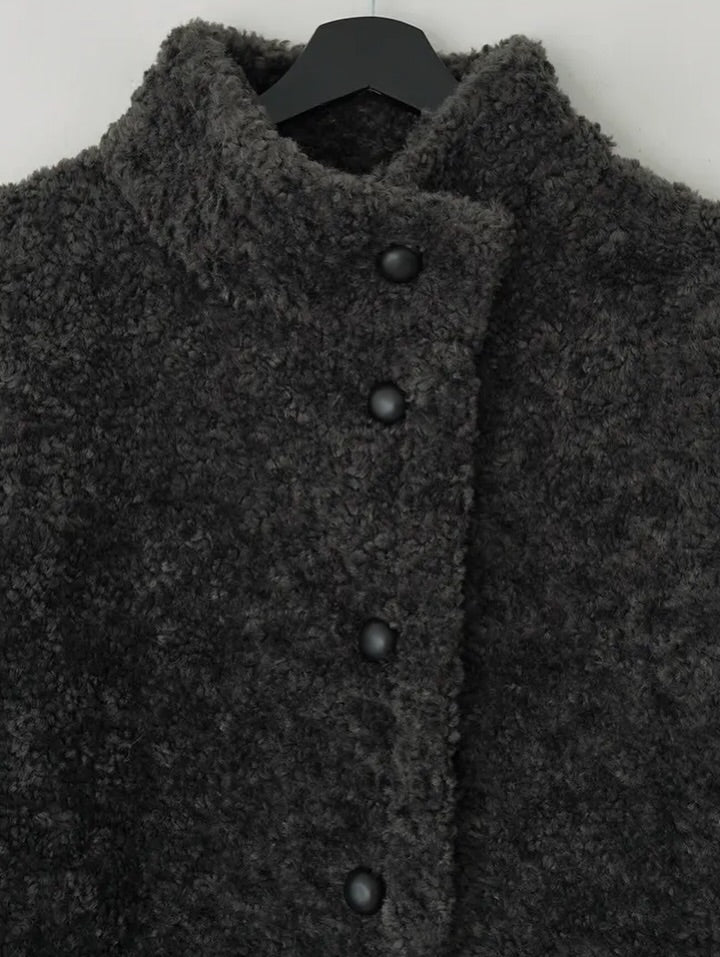 pile boucle half jacket