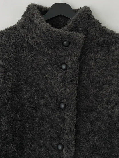 pile boucle half jacket