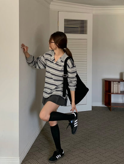 mute striped top