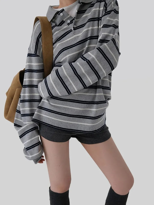 mute striped top