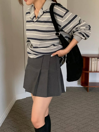 mute striped top