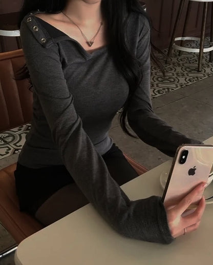 snap button top