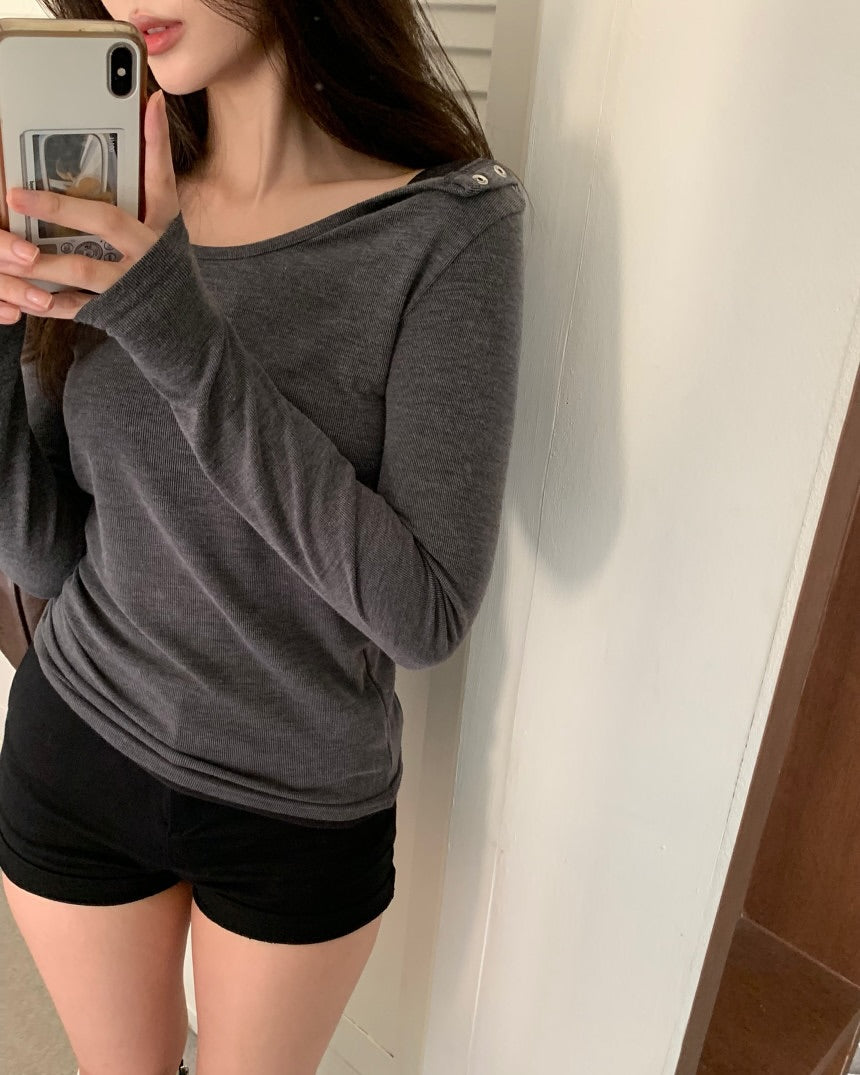 snap button top