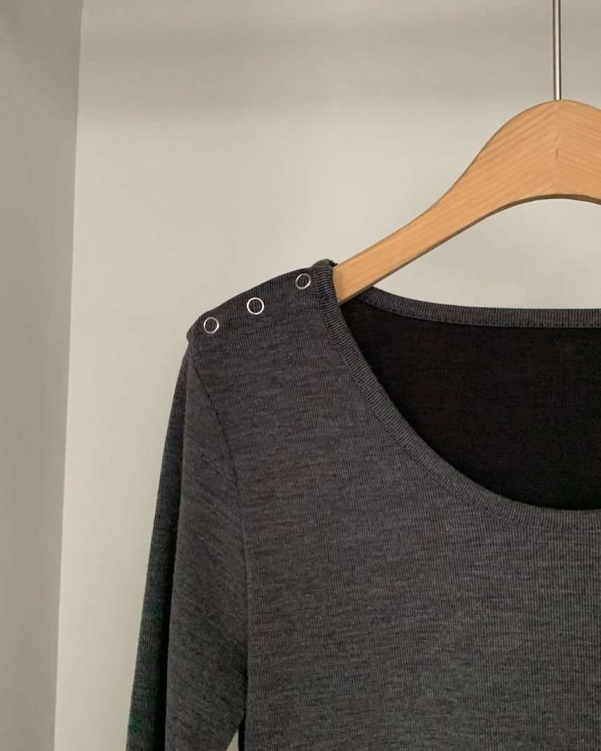 snap button top