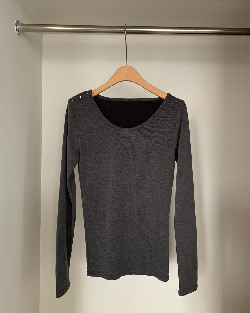 snap button top